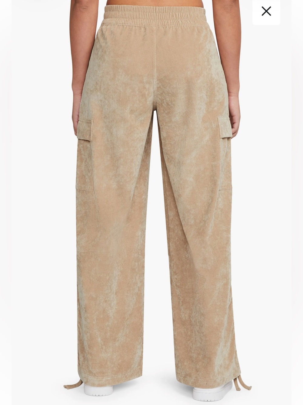 NWOT Nike Air Jordan Women’s Corduroy Chicago Trousers Desert Size Medium - Picture 2 of 15